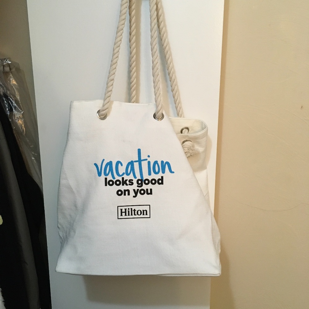 Hilton vacation bag